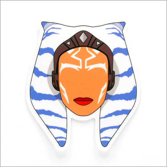 Ahsoka Tano Vinyl Sticker, Front Side