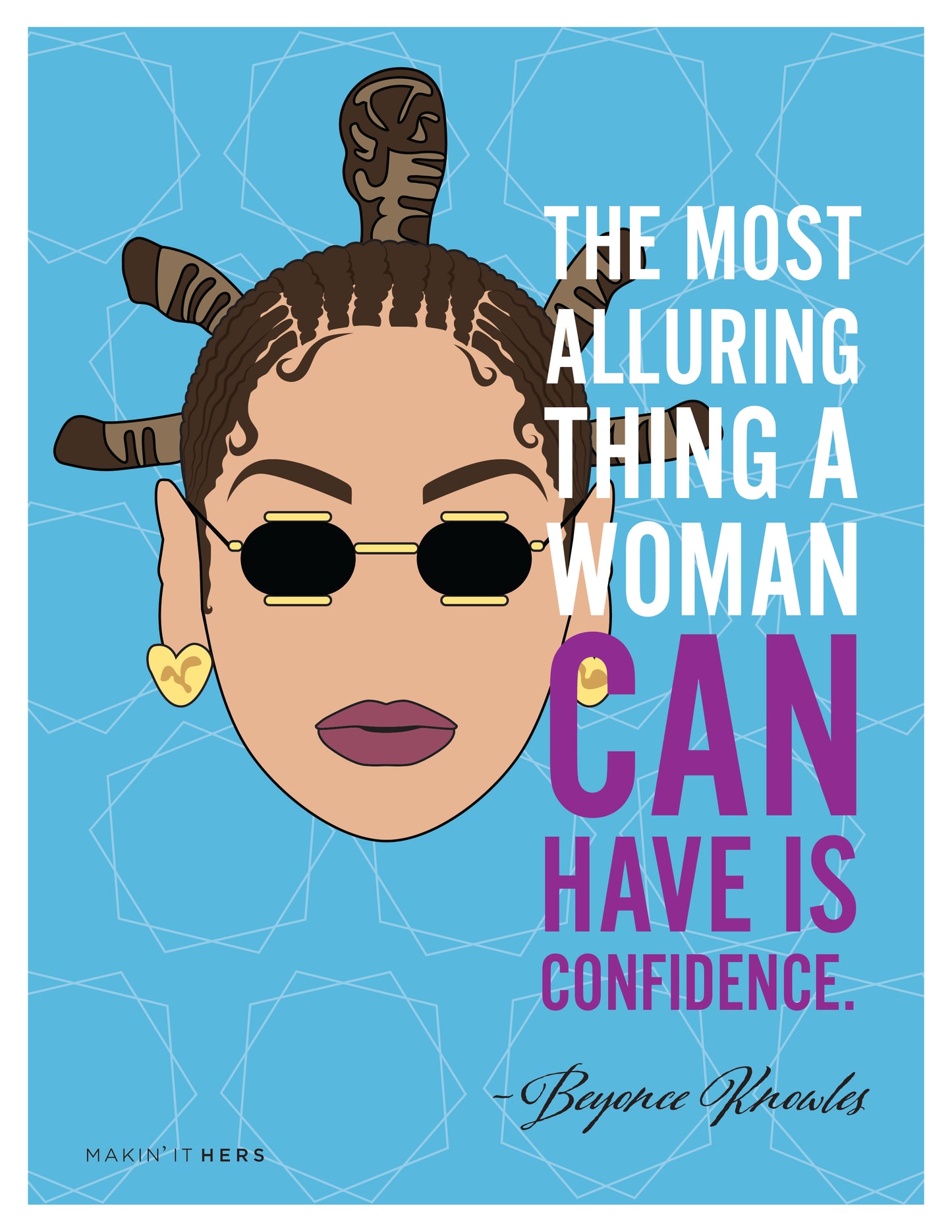 Beyonce Knowles Poster, Front side