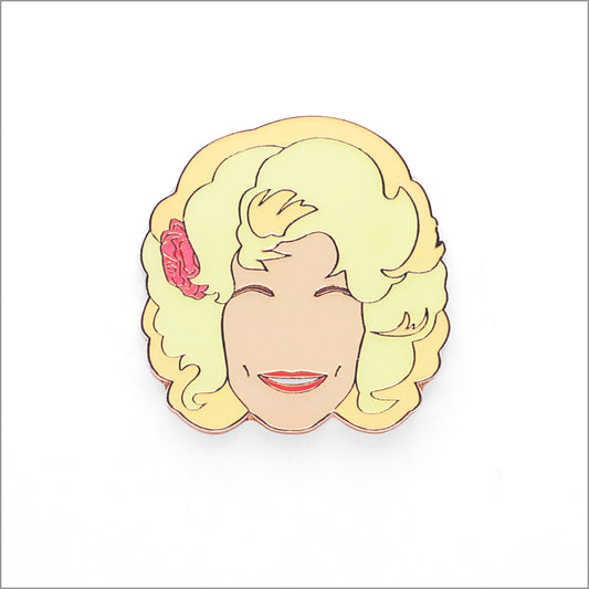 Dolly Parton Lapel Pin, Front Side