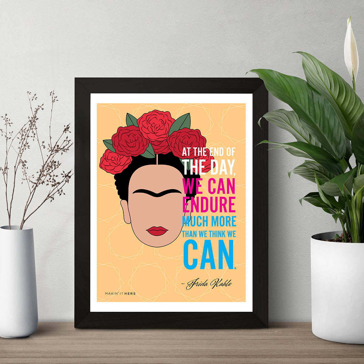 Frida Kahlo Poster, In frame