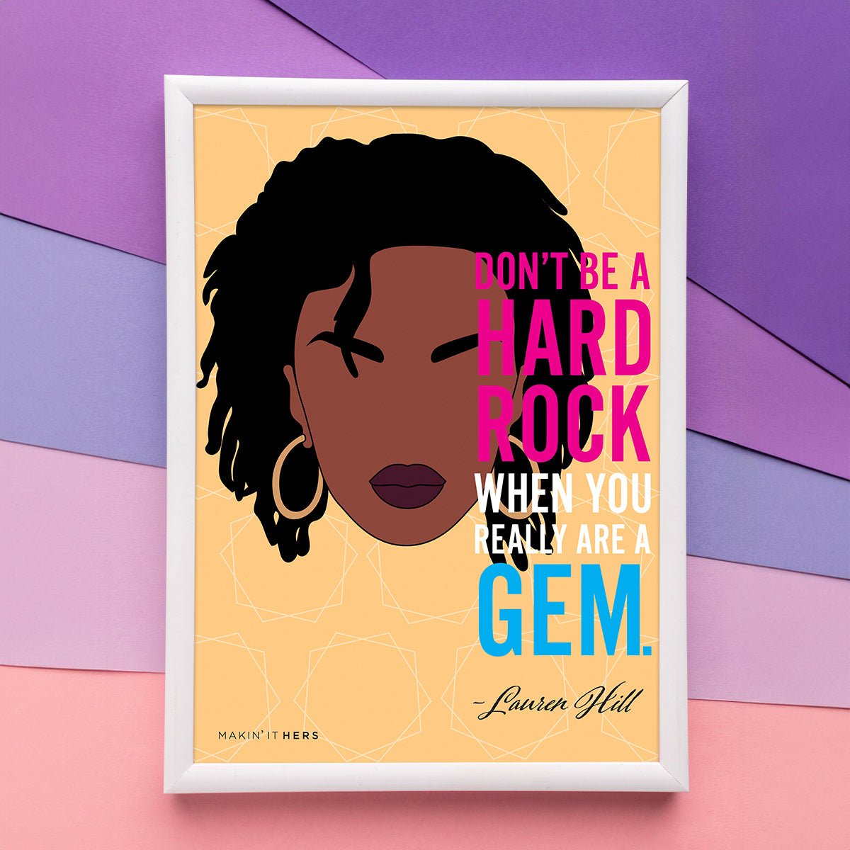 Lauryn Hill Poster, In picture frame