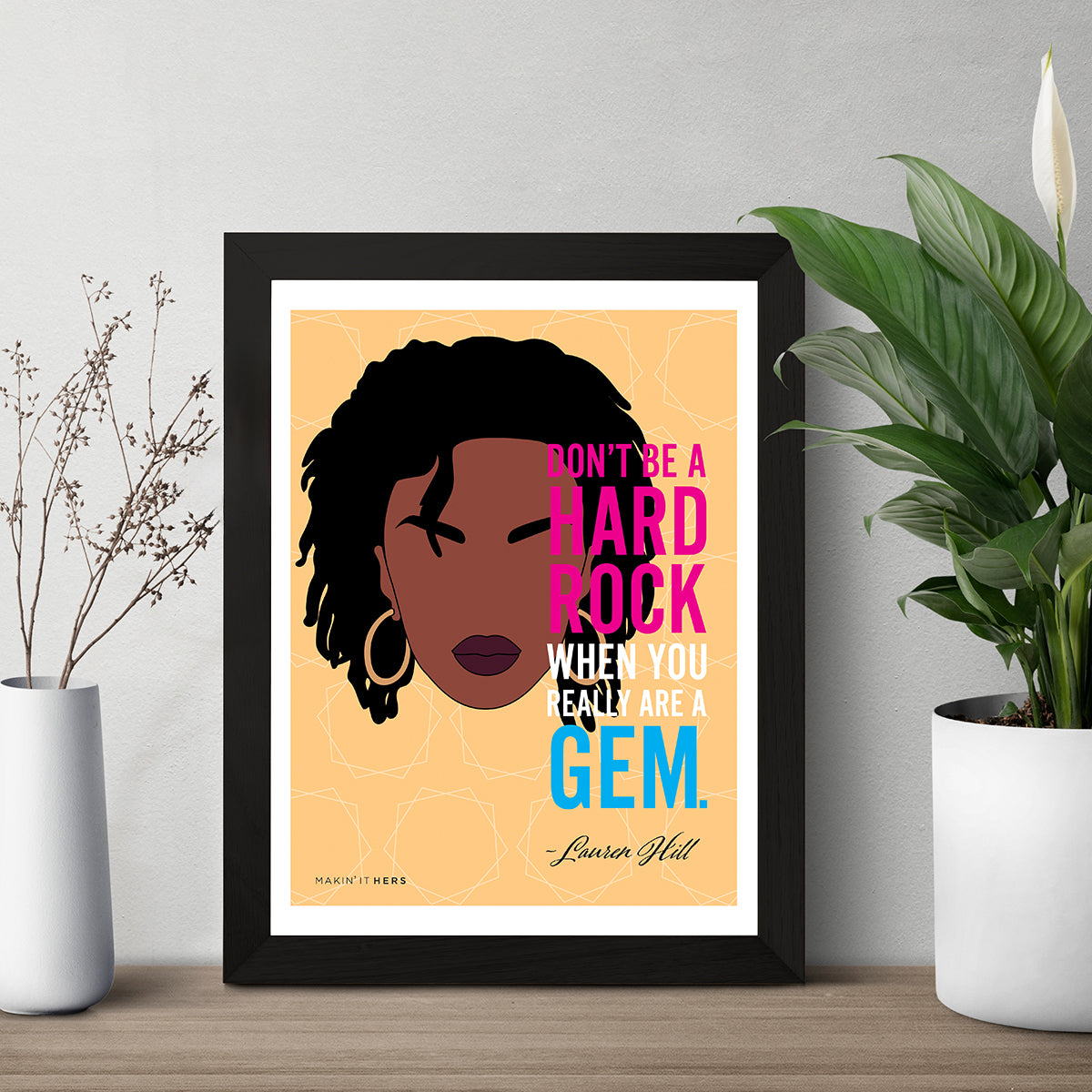 Lauryn Hill Poster, In frame