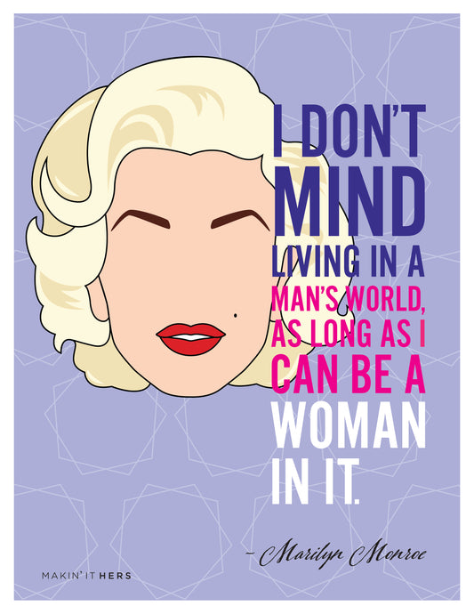 Marilyn Monroe Poster, Front side