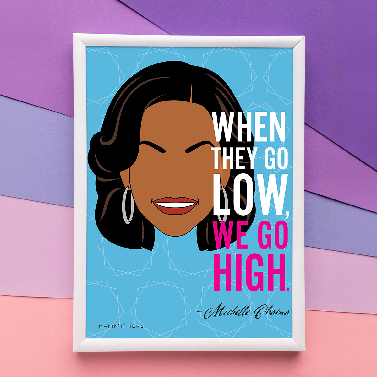 Michelle Obama Poster, In picture frame