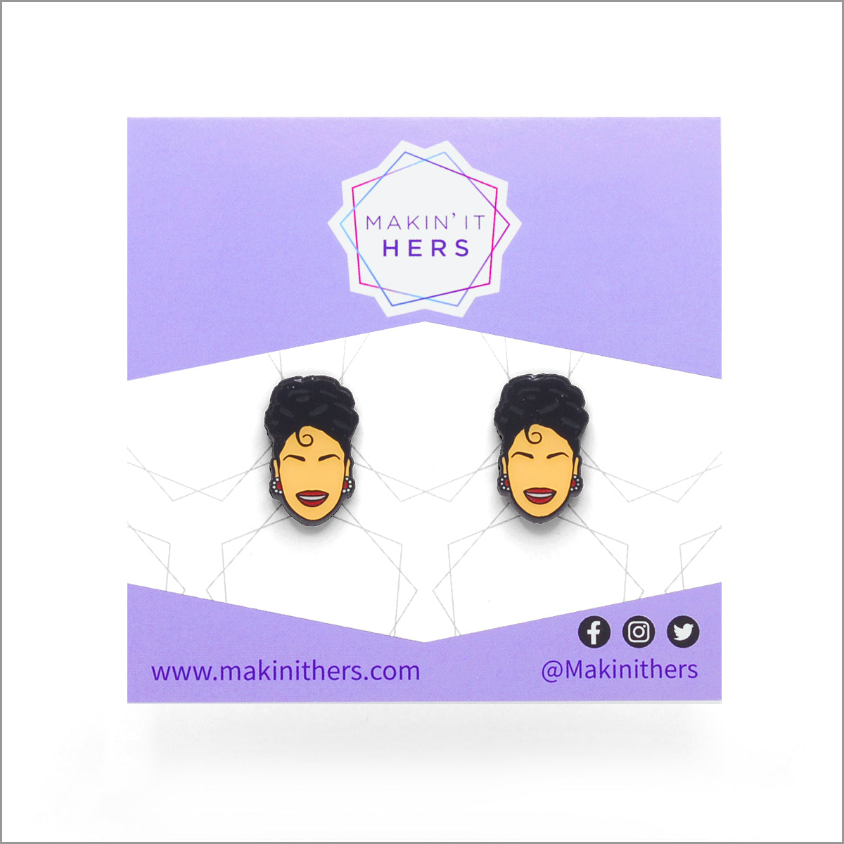Selena Quintanilla Earrings, In hand