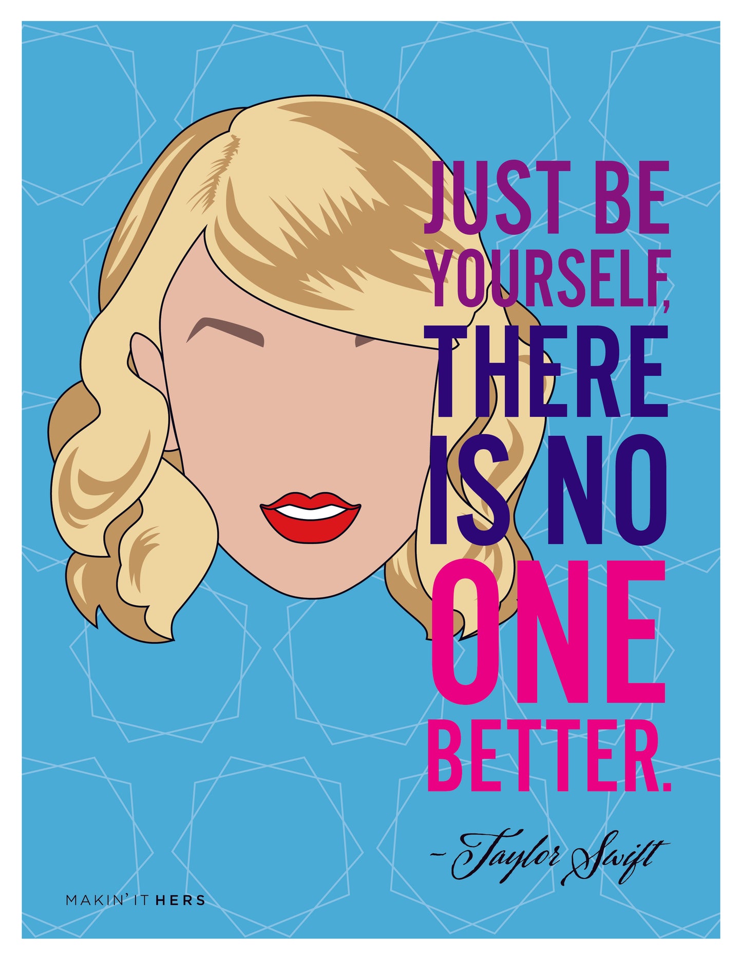 Taylor Swift Poster, Front side