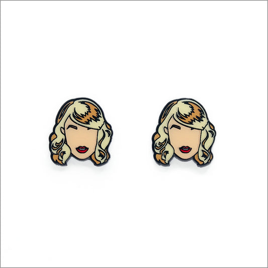 Taylor Swift Earrings, Front side