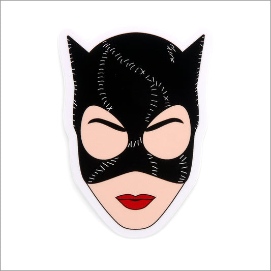 Catwoman Vinyl Sticker, Front side