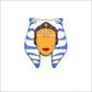 Ahsoka Tano Lapel Pin, Front side