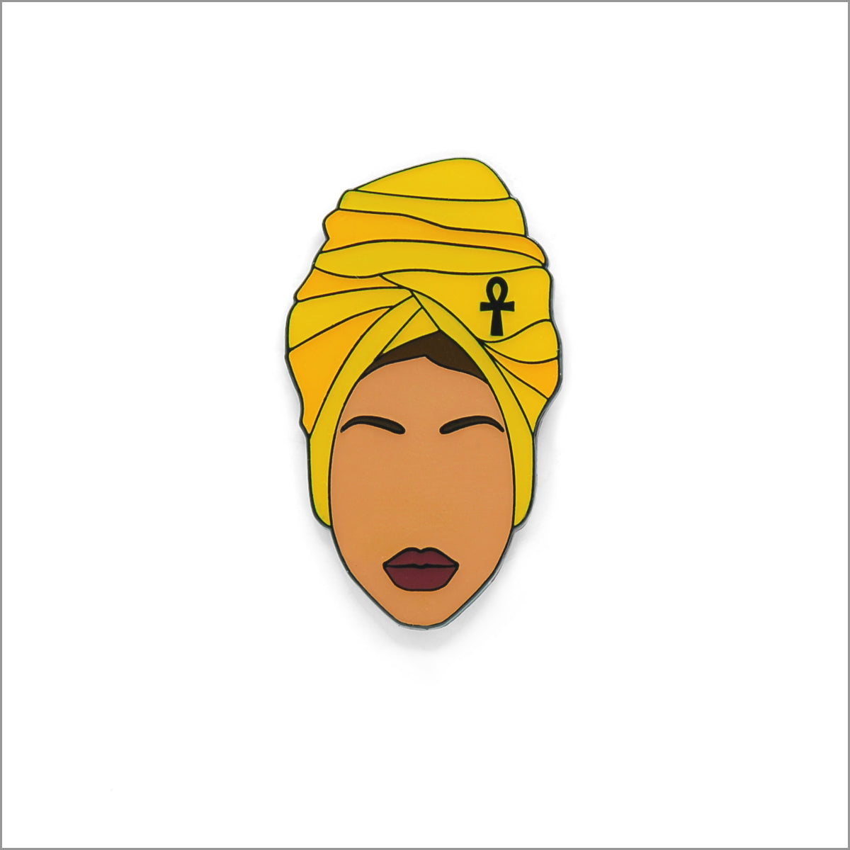 Erykah Badu Lapel Pin, Front side
