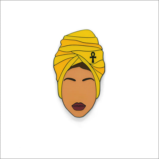 Erykah Badu Lapel Pin, Front side