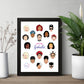 The Future Is Female Poster, In black frame