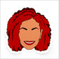 Janet Jackson Vinyl Sticker, Front side