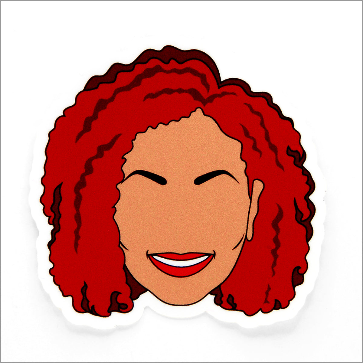 Janet Jackson Vinyl Sticker, Front side