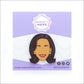 Kamala Harris Lapel Pin, On backing card