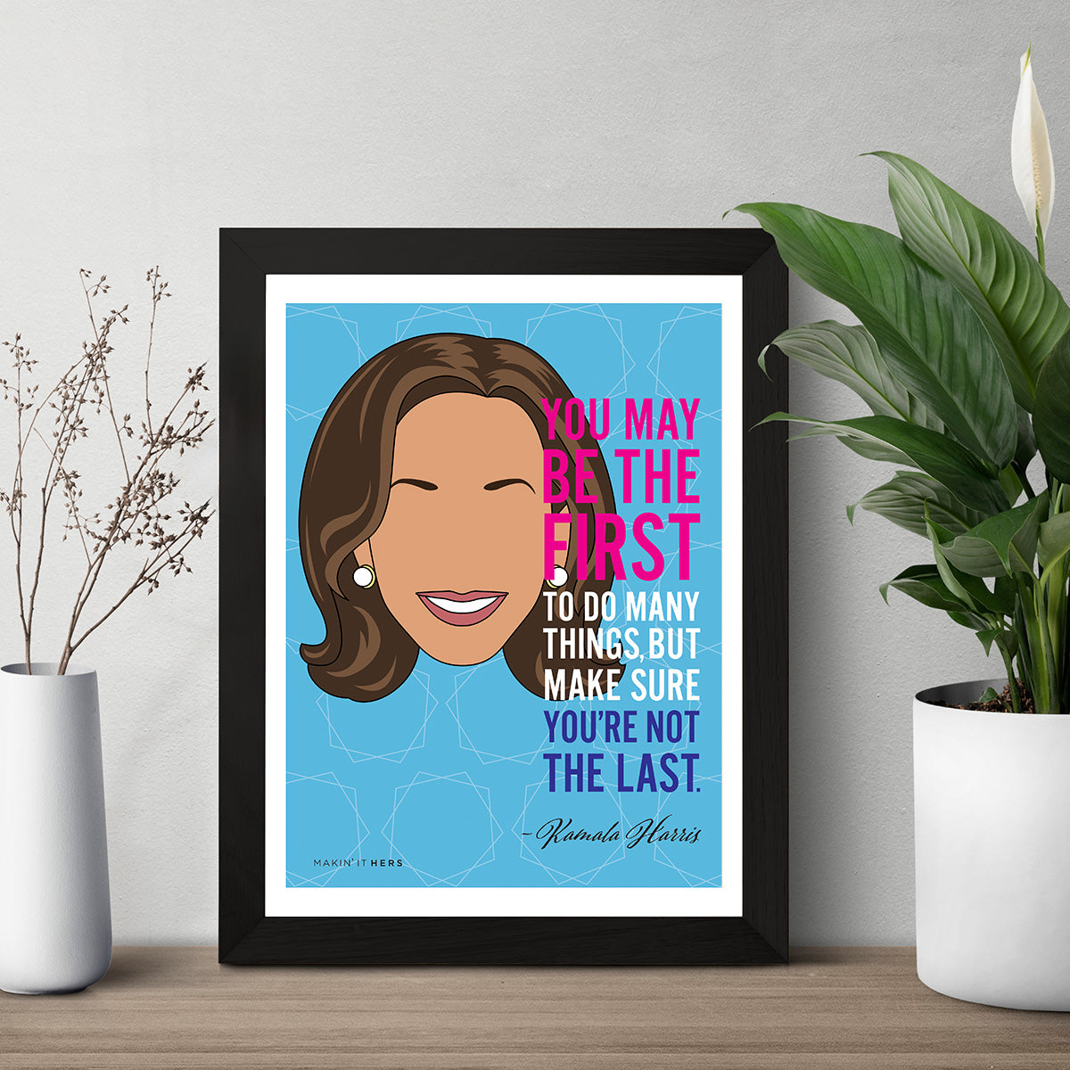 Kamala Harris Poster, In frame