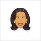 Kamala Harris Lapel Pin, Front side