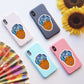 Maya Angelou Vinyl Sticker, On back of phone cases