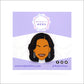 Michelle Obama Lapel Pin, On backing card