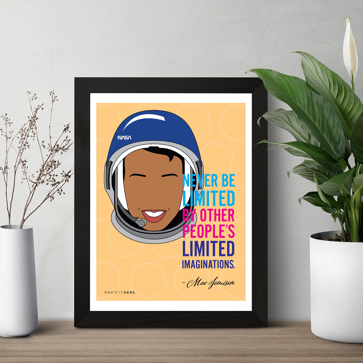 Mae Jemison, In Frame