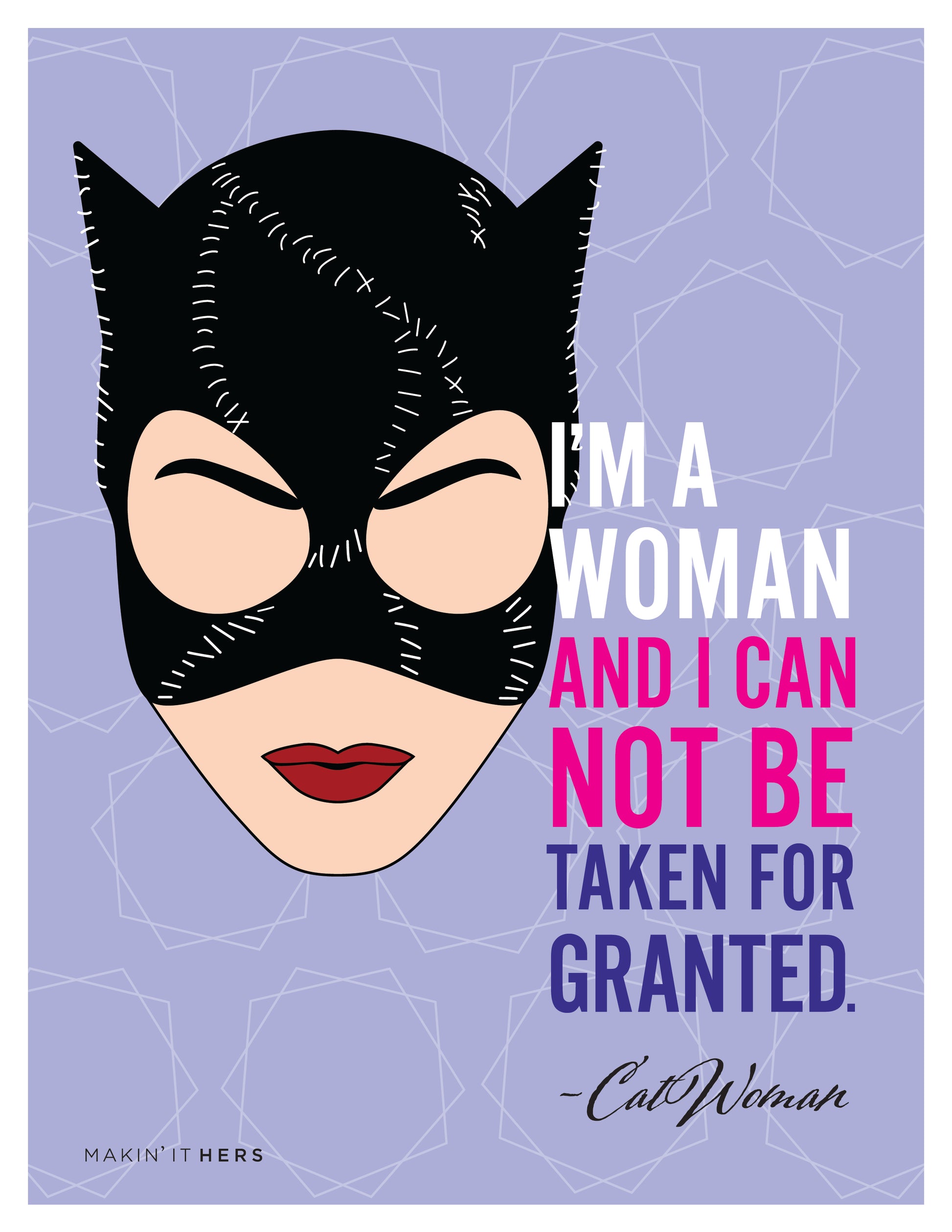 Catwoman Poster, Front side