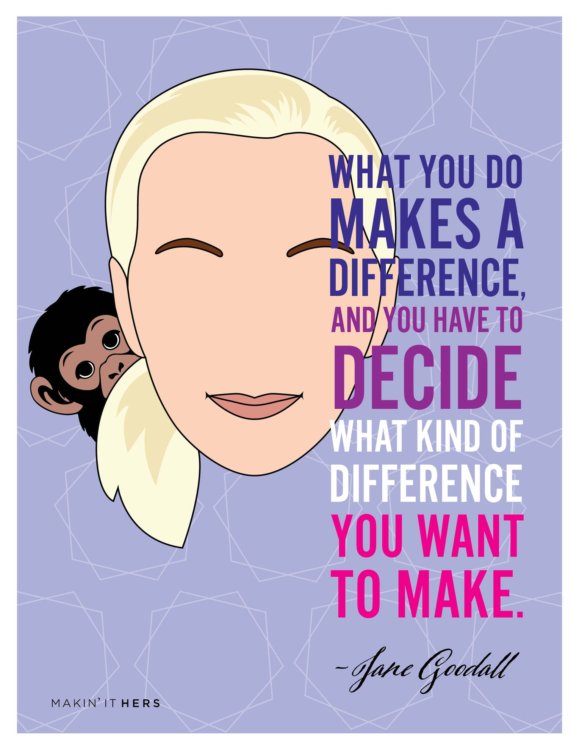 Jane Goodall, Front Side
