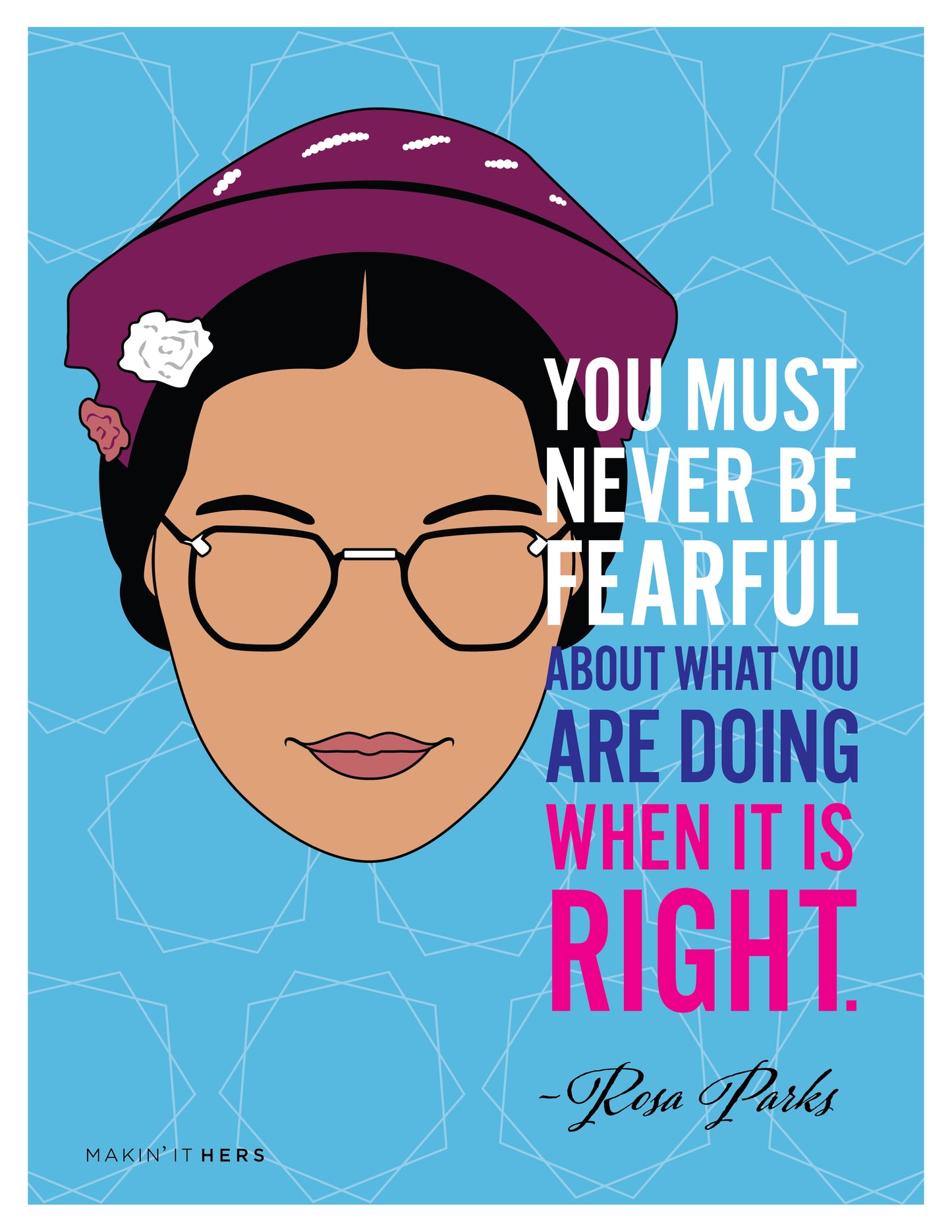 Rosa Parks, Front side