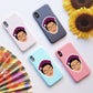 Rosa Parks Vinyl Sticker, on back of phone cases