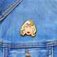 Taylor Swift Lapel Pin, On jean jacket