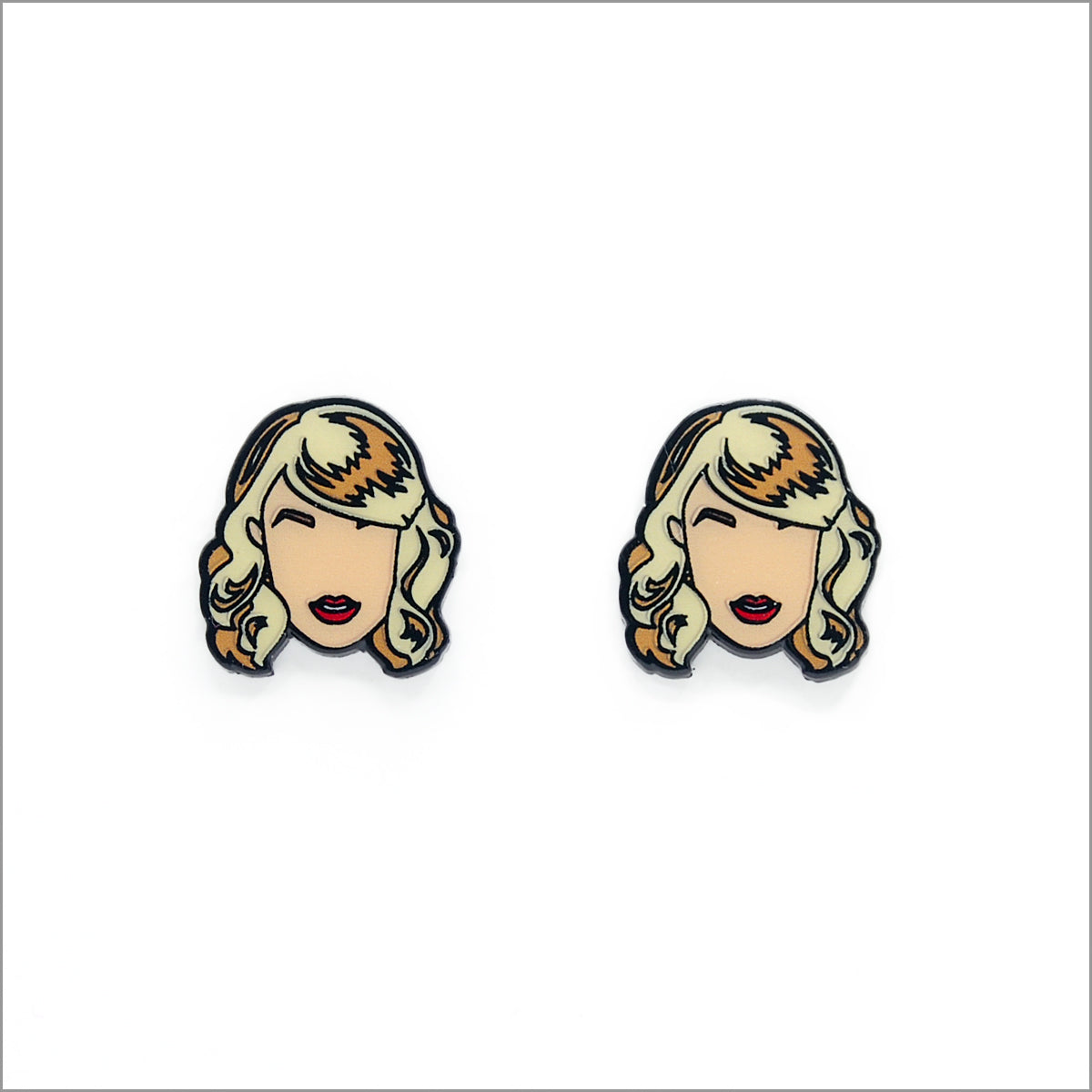 Taylor Swift Earrings, Front side