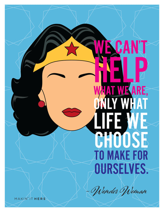 Wonder Woman Poster, Front side