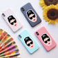 Audrey Hepburn Breakfast at Tiffanys Vinyl Stickers, On back of phone cases