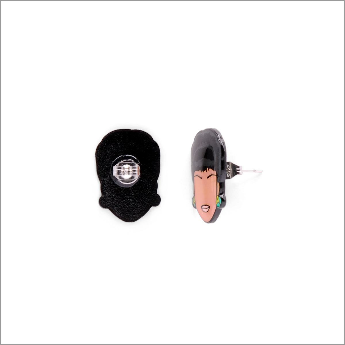 Star Trek Lieutenant Uhura Earrings, Back side
