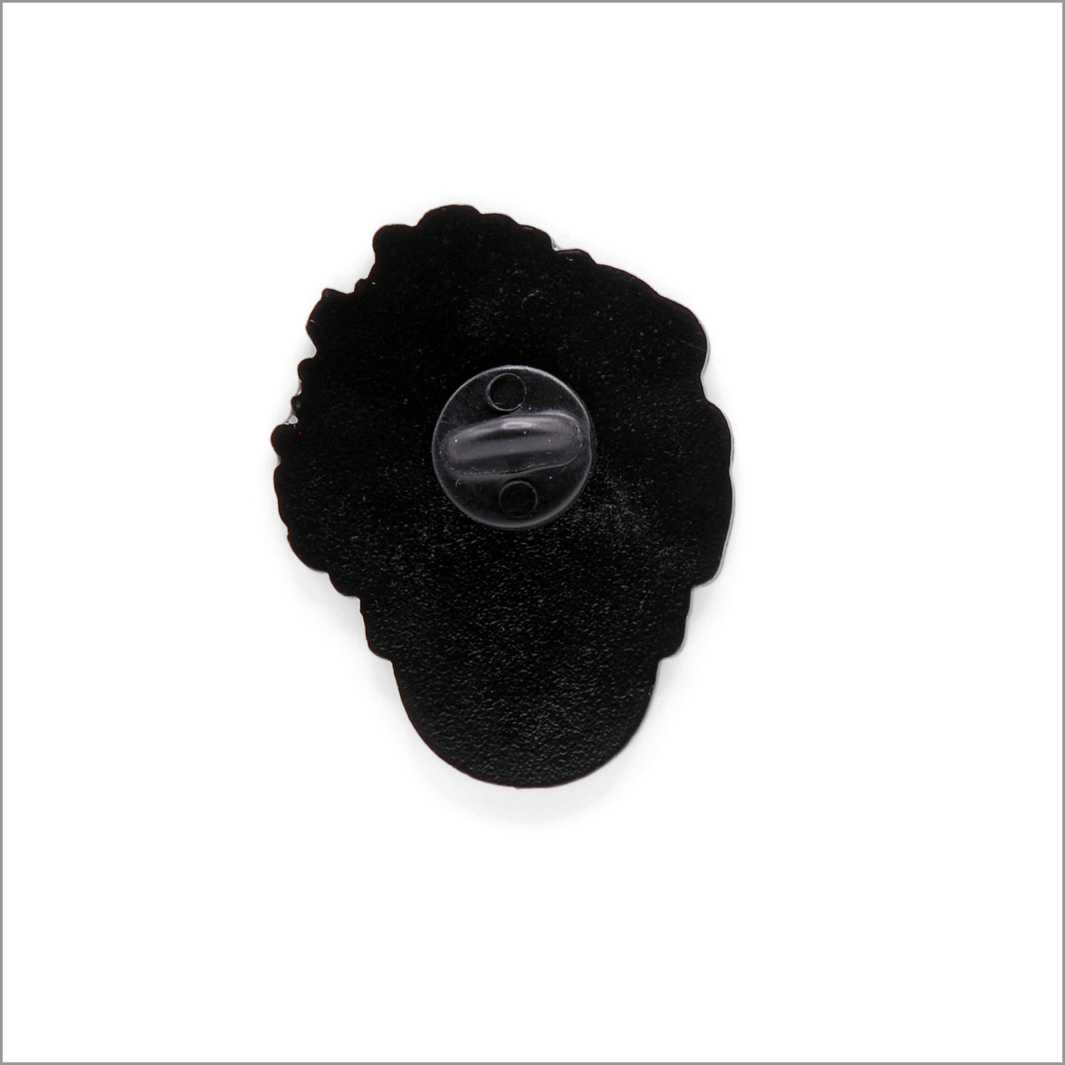 Billie Holiday Lapel Pin, Back side