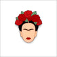 Frida Kahlo Lapel Pin, Front side