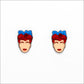 Lucille Ball Earrings, Front side