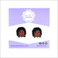 Lauryn Hill Earrings, On backing card