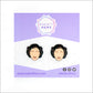 Star Wars Princess Leia earrings, On backing card