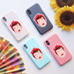 Rosie the Riveter Vinyl Stickers, On back of phone cases